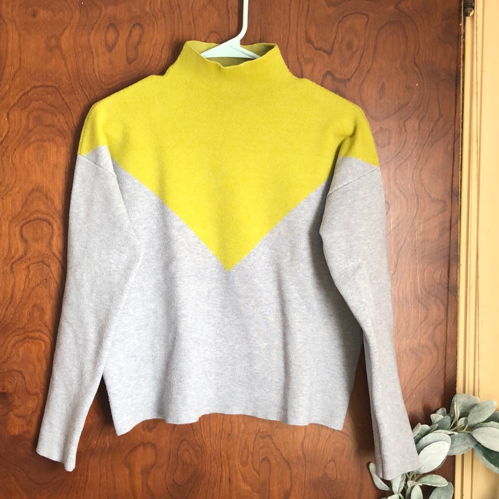 CYNTHIA ROWLEY  cropped 2 colors sweater long sleeve